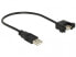 Фото #4 товара Delock 85462 - 0.25 m - USB A - USB A - USB 2.0 - 480 Mbit/s - Black