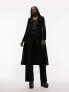 Фото #1 товара Topshop liquid vinyl coat in black
