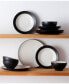 Colorwave Coupe 12-Piece Dinnerware Set, Service for 4