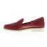 Фото #5 товара Softwalk Windor S2111-601 Womens Red Narrow Leather Loafer Flats Shoes