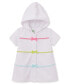 ფოტო #2 პროდუქტის Baby Girls Multi-Colored Bow Terry Swim Cover Up