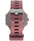 Фото #4 товара Unisex Ironman T200 Quartz Digital Pink Silicone Strap 42mm Round Watch