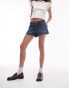 Фото #1 товара Topshop denim knicker short in indigo