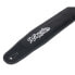 DAngelico Leather Guitar Strap Black