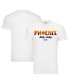 Фото #1 товара Men's and Women's White Phoenix Suns 2023 NBA Playoffs Rally the Valley Bingham T-shirt