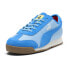 Фото #2 товара Puma Sf Roma 68 Miami Lace Up Mens Blue Sneakers Casual Shoes 30847701
