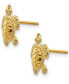 ფოტო #2 პროდუქტის Sea Turtle Stud Earrings in 14k Gold