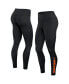 ფოტო #1 პროდუქტის Women's Black Chicago Bears Wordmark Stacked Leggings