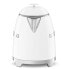 Электрический чайник Smeg KLF05WHEU - 0.8 L - 1400 W - Белый - Нержавеющая сталь - Фильтрация