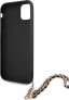 Guess Guess GUHCN61SASGBK iPhone 11 6,1" czarny/black hardcase Saffiano Chain