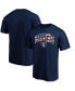 ფოტო #2 პროდუქტის Men's Navy Las Vegas Raiders Banner Wave T-shirt