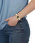 ფოტო #5 პროდუქტის Women's Swiss Thea Gold Ion Plated Stainless Steel Bracelet Watch 38mm