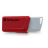 Verbatim Store 'n' Click - USB 2.0 Drive 3.2 GEN1 - 2x32 GB - Red/Blue - 32 GB - USB Type-A - 3.2 Gen 1 (3.1 Gen 1) - 80 MB/s - Slide - Blue - Grey - Red