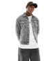 Фото #4 товара New Look denim jacket in grey