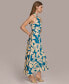 ფოტო #4 პროდუქტის Women's Floral-Print Halter-Neck Dress