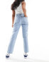 Фото #10 товара Dickies Ellendale mid rise regular fit light wash jeans in blue