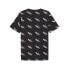 Puma Essential Love Wins Graphic Crew Neck Short Sleeve T-Shirt Mens Black Casua