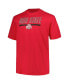 Фото #3 товара Men's Scarlet Ohio State Buckeyes Big and Tall Team T-shirt