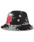 Фото #2 товара Men's Black Boston Red Sox Dark Tropic Bucket Hat