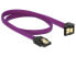 Delock 83696 - 0.5 m - SATA III - Male/Male - Purple - Straight