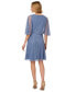 Bead Embellished Flutter-Sleeve A-Line Dress