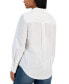 ფოტო #3 პროდუქტის Women's Cotton Button Up Shirt, Created for Macy's