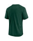 Фото #4 товара Men's Green Michigan State Spartans Arch Outline Raglan T-shirt