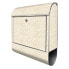 Briefkasten Stahl Beige Herzen