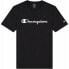 Men’s Short Sleeve T-Shirt Champion Crewneck Black