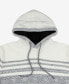 Фото #3 товара Men's Stripe Pattern Hooded Sweater