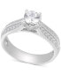 ფოტო #1 პროდუქტის Diamond Triple Row Engagement Ring (1 ct. t.w.) in 14k White Gold