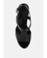 Фото #2 товара CROFT Croc Women's High Heeled Cut Out Sandals
