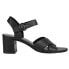 Фото #1 товара VANELi Morel Block Sling Back Womens Black Casual Sandals 308871