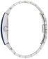 ფოტო #2 პროდუქტის Men's Futuro Stainless Steel Bracelet Watch 40mm