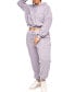 Plus Size Dorothea Sherpa Sweatshirt & Pant Loungewear Set