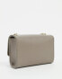 Valentino Divina foldover tassel detail cross body bag in taupe