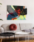 Фото #7 товара "Carnival Crossing Abstract LI" Frameless Free Floating Reverse Printed Tempered Glass Wall Art, 48" x 32" x 0.2"