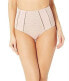 Jonathan Simkhai 243719 Womens High-Waist Bikini Bottom Swimwear Rose Size Small