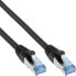 Фото #1 товара InLine Patch Cable S/FTP PiMF Cat.6A halogen free 500MHz black 15m