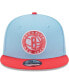 Men's Powder Blue, Red Brooklyn Nets 2-Tone Color Pack 9FIFTY Snapback Hat