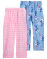 Kid 4-Piece Long Sleeve Loose-Fit Pajamas 4