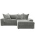 Фото #3 товара Michola 98" 2-Pc. Fabric Sectional with Chaise, Created for Macy's