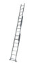 Фото #2 товара Алюминиевая лестница AWTOOLS 3x14 ступеней 150 кг, адаптация к лестницам