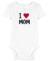 Фото #4 товара Baby 'I Love Mom' Bodysuit 24M
