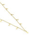 Beautiful Gold Plated Necklace with Cool Joy Pendants 1003190100