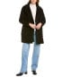 Фото #2 товара Cinzia Rocca Icons Wool & Cashmere-Blend Coat Women's Black 8