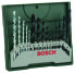 Фото #1 товара Bosch Bohrerset Mini-X-Line Mixed-Set 15-tlg. 5 Stein-, 5 Metall-, 5 Holzbohrer