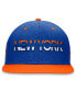 Фото #2 товара Men's Royal, Orange New York Islanders Authentic Pro Rink Two-Tone Snapback Hat