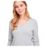 VILA Ril Long Sleeve V Neck Sweater