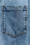 Фото #7 товара Платье джинсовое с длинным рукавом ZARA Z1975